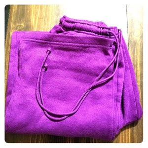 purple sweat pants Southern Expressions